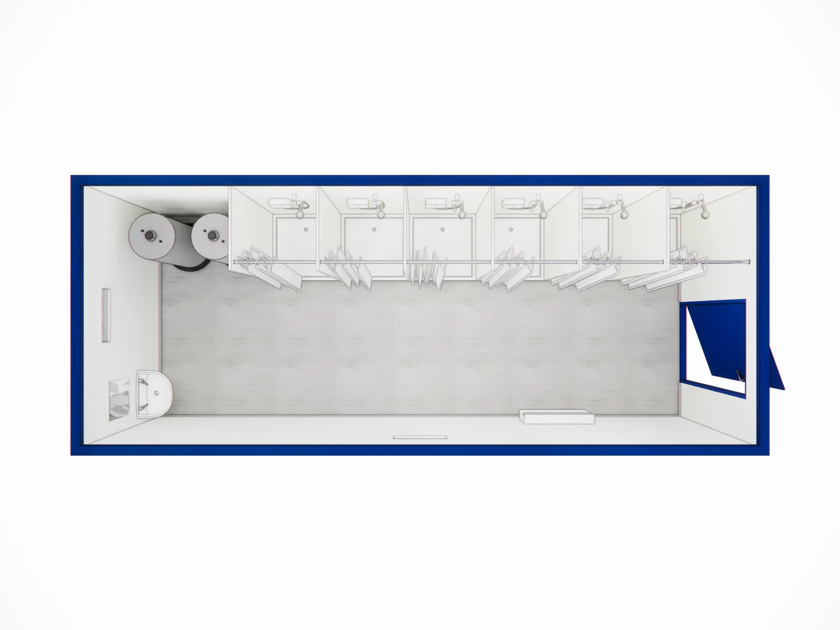 Shipping Container Shower Blocks Hire Portable Shower